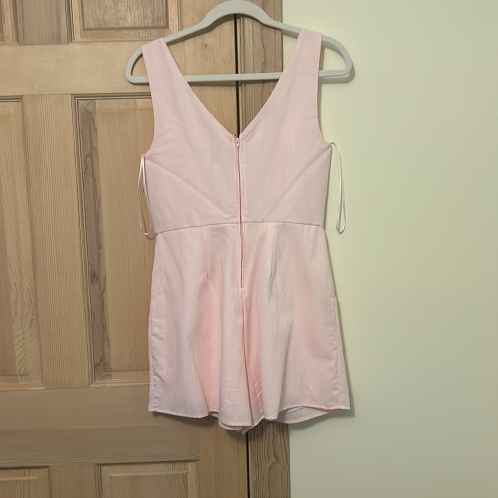 Blue Rain Romper / Light Pink / Medium - Picture 2 of 3